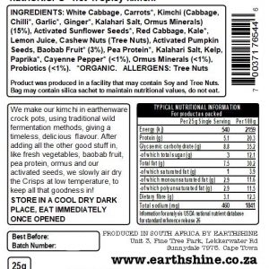 Nutricrisps – Hot ‘n Spicy Kimchi, 25g