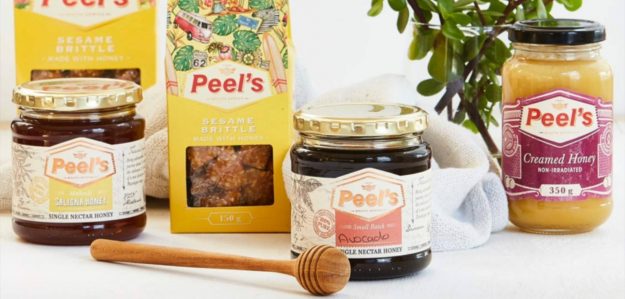 cropped Peels Honey organic honey banner